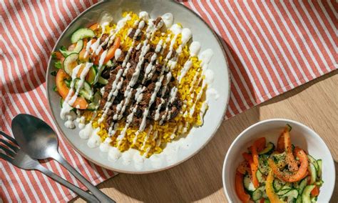 Pinoy Shawarma Rice with Garlic Yogurt Sauce .